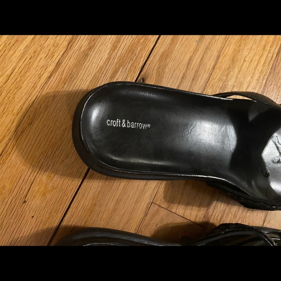 Croft & barrow sequin slide sandal - Picture 3 of 4